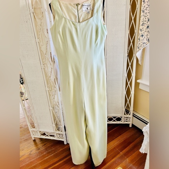 Vintage 70s Mint Green Jumpsuit & Jacket Saks Fifth Ave - Picture 7 of 17
